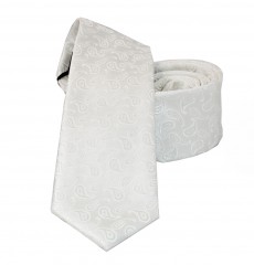         NM Slim Krawatte - Weiß gemustert Gemusterte Hemden
